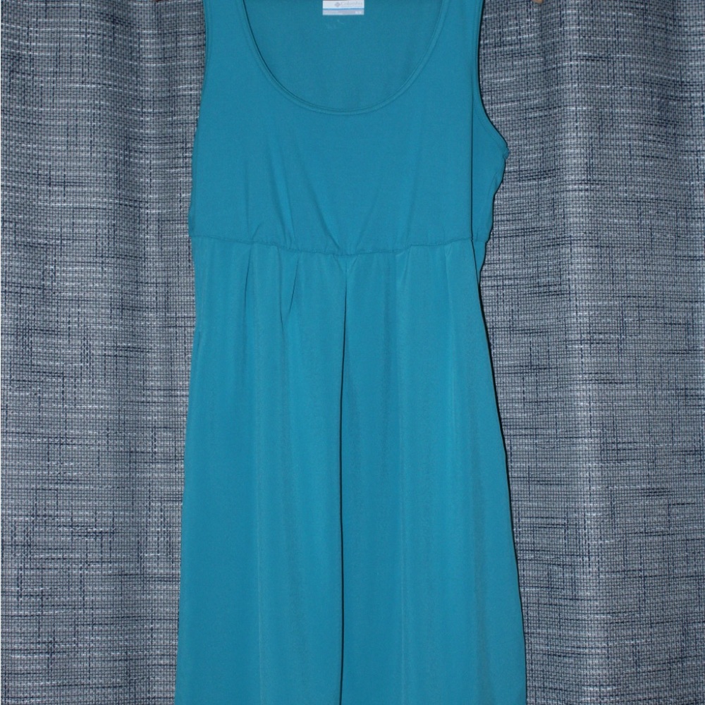 Columbia Omni Shade Teal Sleeveless Dress